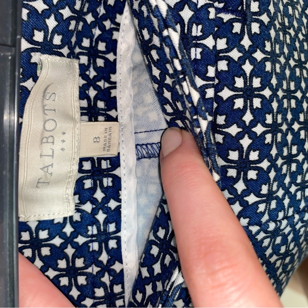 Patterns stretchy side zip pants - Picture 8 of 8